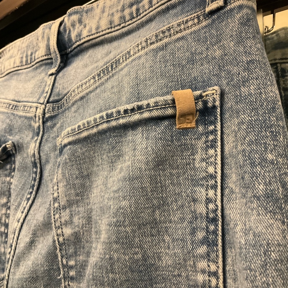 (Lori) Joe's Jeans Blue Flare Wide-Leg Denim - Picture 7 of 11